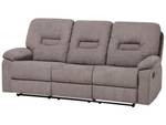 3-Sitzer Sofa BERGEN Beige - Schwarz - Taupe