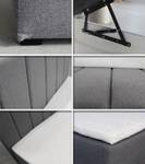 Boxspringbett Star Mini Grau - Breite: 100 cm