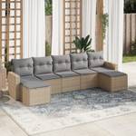 Gartensitzgruppe K1330(7-tlg) Beige - Massivholz - 69 x 62 x 66 cm