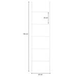 Handtuchhalter CASTEL Weiß - Metall - 42 x 150 x 20 cm