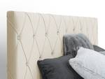 ABU DHABI Boxspringbett mit Bettkasten Beige - Breite: 180 cm