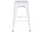 Tabouret de bar CABRILLO Blanc - 30 x 60 x 34 cm