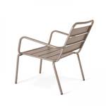 Relaxsessel mit Hocker Palavas Taupe