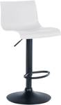 Tabouret de bar Branford Lot de 2 Blanc - Matière plastique