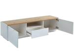 Banc TV AMANI Beige - Bois manufacturé - 40 x 40 x 160 cm