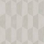 3D Tapete Geometrisch Beige Silber Beige - Silber