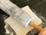 Nudelholz Marble Grau - Holzwerkstoff - Holz teilmassiv - 2 x 7 x 6 cm