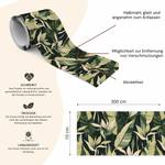 Bande Décorative PLANTES Tropicales Beige - Vert - Papier - Textile - 10 x 300 x 300 cm