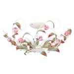 Lustre ROSE Rose foncé - Blanc - Verre - Métal - 64 x 28 x 64 cm