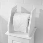 Support Papier Toilette BZR53-W Blanc - Bois manufacturé - 20 x 79 x 18 cm