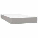 Boxspringbett 3017265-9 Hellgrau - 90 x 203 cm