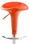 Tabouret de bar Saddle Lot de 2 Orange