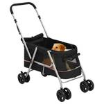 Poussette pour chien 3028398 Noir