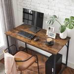 Schreibtisch Computertisch schmal Braun - Holzwerkstoff - 60 x 75 x 120 cm