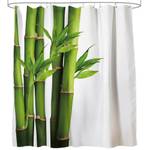 Duschvorhang Bambus 180 x 200 cm Grün - Textil - 180 x 200 x 200 cm