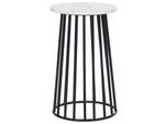 Table d'appoint TAREE Noir - Blanc - Pierre - 36 x 58 x 36 cm