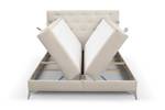 Boxspringbett Lilotte Taschenfederkern Beige - Breite: 200 cm