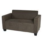 2er Sofa Couch Moncalieri Loungesofa Braun