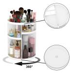 360° Make-Up Organizer Aufbewahrungsbox Weiß - Kunststoff - 23 x 31 x 23 cm