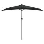 Parasol de balcon 3005106 Noir - 144 x 222 x 270 cm