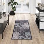 Küchenläufer Teppich Trendy Barock Grau - Textil - 45 x 1 x 145 cm