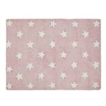 Teppich Stars Pink - Naturfaser - Textil - 120 x 1 x 160 cm