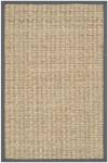 Innenteppich Yessica NATURAL FIBER Dunkelgrau - 60 x 90 cm