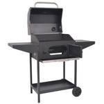 Holzkohlegrill 43048 Schwarz - Metall - 127 x 125 x 64 cm