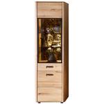 Vitrine Morena 1 Braun - Massivholz - Holzart/Dekor - 60 x 205 x 39 cm