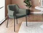 Fauteuil ARLA Noir - Vert foncé - Vert