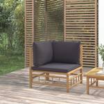 Garten Ecksofa 3028342-1 Grau - Bambus - 69 x 65 x 69 cm