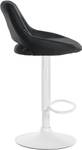 Tabouret de bar Milet Lot de 2 Noir