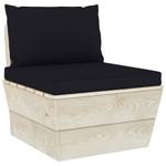 Mobilier de jardin (lot de 9) 3016490-22 Noir