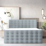 Boxspringbett Blend Taschenfeder 180x200 Blaugrau - Breite: 180 cm