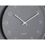 Horloge murale Dual Disc Gris