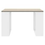 Table basse ML-DESIGN Set Marron - Imitation chêne clair - Blanc