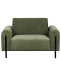 Fauteuil ASKIM Noir - Vert - Vert olive