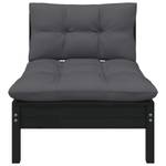 Gartensofa (2er Set) 3012138-17 Schwarz