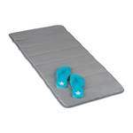 Tapis de bain mousse mémoire gris 49 x 114 cm