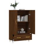 Highboard DE4150 Eiche Schwarzbraun Dekor