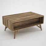 Couchtisch Yakamoz Walnuss Braun - Holzwerkstoff - 90 x 44 x 60 cm