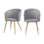 Chaise Chiara (Lot de 2) Gris