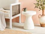 Table d'appoint BIVIERE Gris - Blanc - Céramique - 39 x 46 x 39 cm