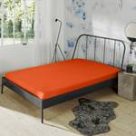 Spannbettlaken 164907 Hellorange - 180-200 x 200 cm