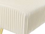 Hocker PATERSON Creme - Gold - Weiß