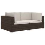 Ecksofa (2er Set) 3000726 Braun