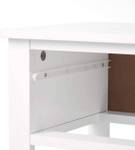 Nachttisch Rosemarie Weiß - Holzwerkstoff - 40 x 55 x 30 cm