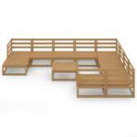 Gartenmöbel-Set Braun - Massivholz - Holzart/Dekor - 70 x 30 x 70 cm