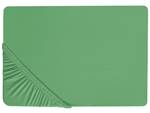 Drap housse JANBU Vert - Largeur : 140 cm