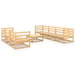 Garten-Lounge-Set (8-teilig) 3009889-1 Braun - Holz